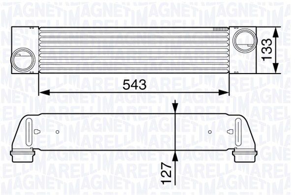 MAGNETI MARELLI Интеркулер 351319202740